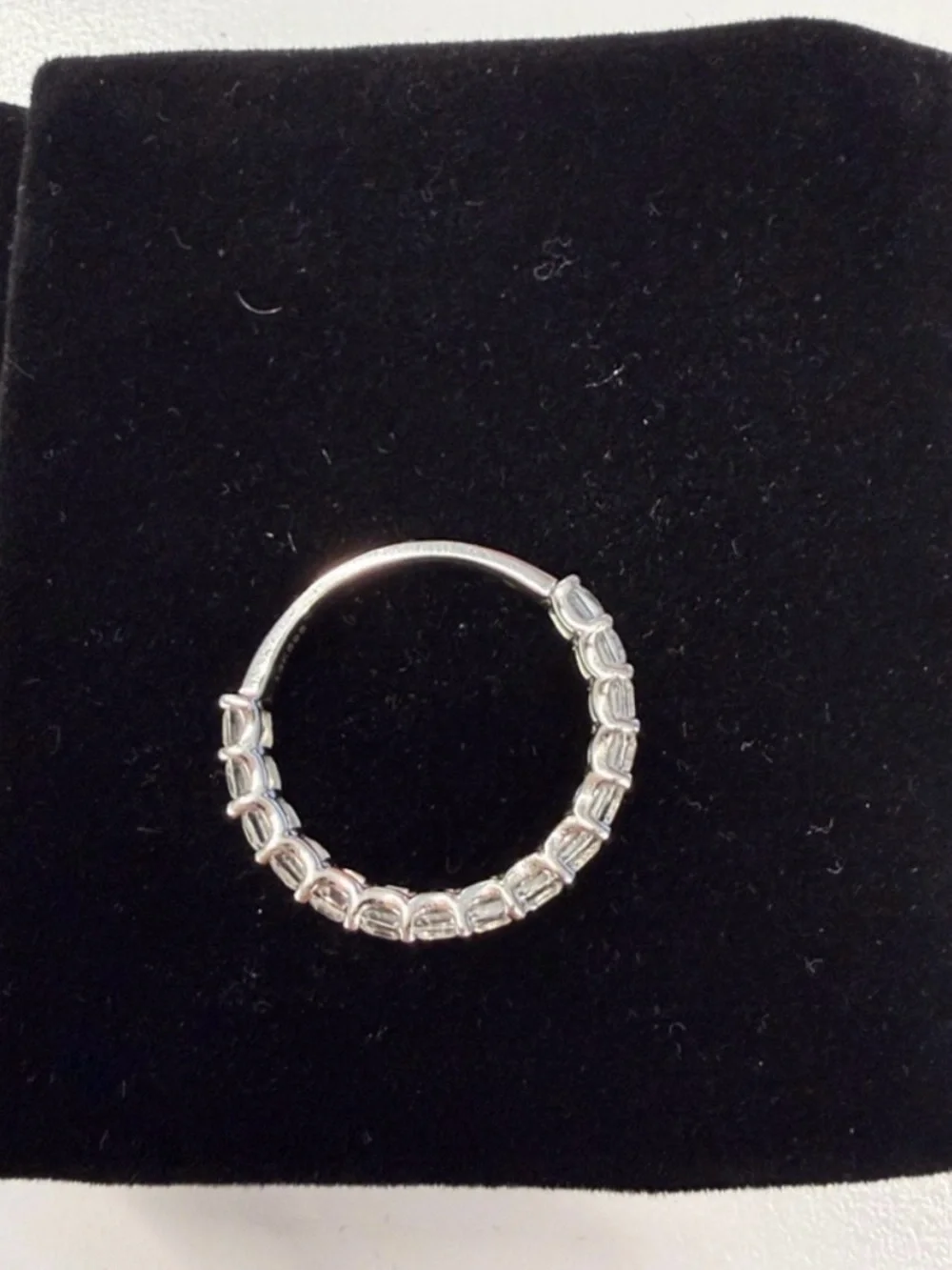 Ring Concierge 14K White Gold Emerald-Cut Ring - Picture 2 of 12